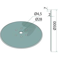 Plate 4.137.003, perfekt for å forbedre effektiviteten i landbruksmaskiner.