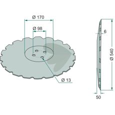 Plate 10-248, produsert for å tåle høy belastning innen landbruk og bygg.