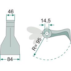 Hammermutter Agrimaster 3009799, perfekt for effektiv jordbearbeiding.