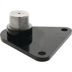 Holderplate konstruert for pålitelig festing av maskindeler.