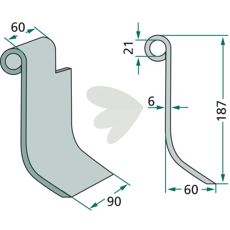 Venstre slag for SF 10, ideell for raske arbeidsoppgaver.