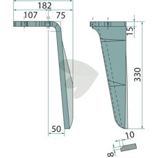 Allround tann for raskt bytte, designet for å øke effektiviteten innen landbruk og konstruksjon.