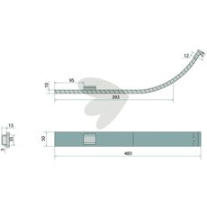 Skraper 633238, designet for å holde maskiner rene og effektive.