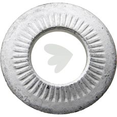 Låseskive, sikrer at skruer og bolter sitter på plass.