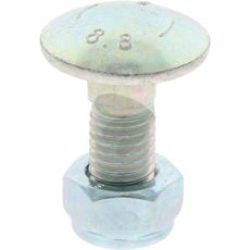 Skrue komplett med mutter M12x1,75x30-8.8, enkelt og praktisk.