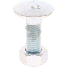 Skrue med mutter M12x1,75x40-8.8, ideell for industrielle anvendelser.