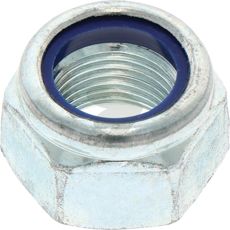 Holdbar mutter M18x1.5 mm 10.9, ideell for kjøretøy og maskiner innen bygg.