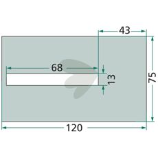 Skrapeplate Kverneland, Maletti med flere 8006090 for optimal ytelse innen landbruk.