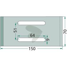 Skraper PQ263001, høy kvalitet og holdbarhet.