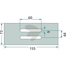 Plastskraper med kode 24066, for Maschio og andre.