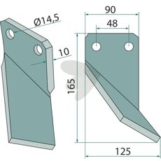 Freskniv Høyre, perfekt for presisjonsarbeid i jorden.