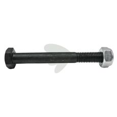 Skrue med mutter M10x85 mm, 10.9, ideell for robuste konstruksjoner og reparasjoner.