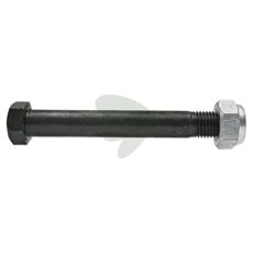 Mesterlig utformet skrue med mutter 7/16"x82 mm, ideell for robuste installasjoner.