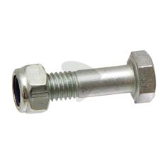 M8x1,25x30 mm skrue med låsemutter, sikker og holdbar for forskjellige prosjekter.