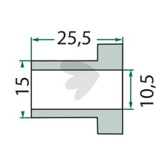 Indre foring, modell 100107, for gjenoppbygging av maskiner.