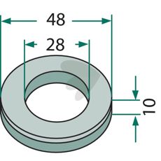 Shims for Dc008, perfekt for å justere og optimere maskinens ytelse.