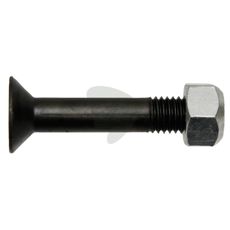 Skrue med festemutter M12x65 mm av høy kvalitet, ideell for robuste applikasjoner.