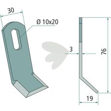 Y-slags Fischer 10X20mm, perfekt for optimale maskininnstillinger.