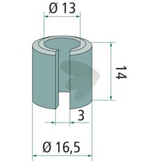Spennbussing av høy kvalitet, viktig komponent for landbruksutstyr.