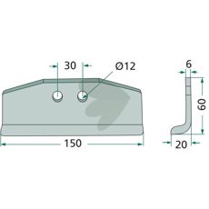 Erstatningsblad for effektiv og holdbar bearbeiding av jorden.