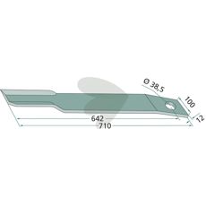 Høyre kniv H401-052, nødvendig for å sikre optimal ytelse.