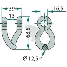Sjakkel fra Kuhn, pålitelig og holdbar for landbruksutstyr.