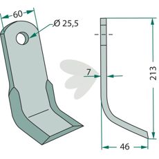 Y-hakke Lagarde, designet for styrke og langvarig ytelse.