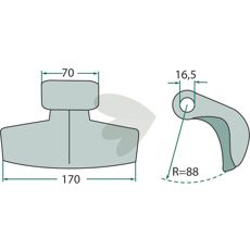 Hammerslag som gir kraftige slag, ideell for tøffe jobber.