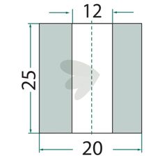 Aluminiumhylse, lett og sterk, perfekt for landbruk og byggmaskiner.