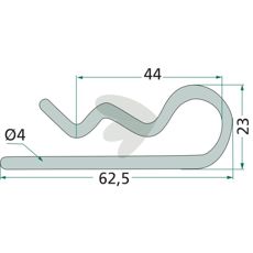 Fjærsplint for Gyro, en viktig komponent for å sikre stabil ytelse.