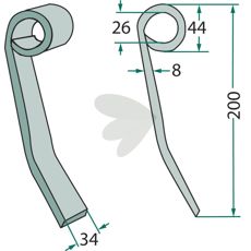 Mellomlegg, en viktig del for å optimalisere ytelsen til landbruksutstyr.