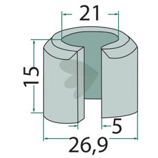 Spenneforing type 3.02991, sikrer en pålitelig låsning.