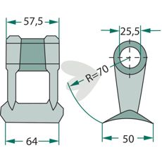 Hammerstein Typ BRS, designet for å være allsidig og effektiv i bruk.