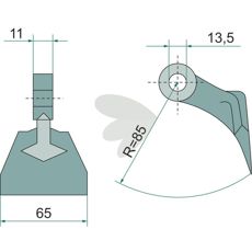 Hammerslag av høy kvalitet for traktorer og jordbruk. Robust og holdbar.
