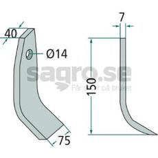 Sleggekniv 40882300, høy kvalitet og holdbarhet for traktormaskiner.