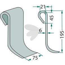 Slag 43122, en avgjørende del for effektiv drift innen landbruk og konstruksjon.