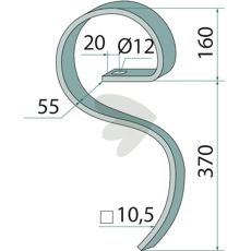 Harvpinne, ideell for effektivt å håndtere jordbearbeiding og forbedre avlingens resultat.