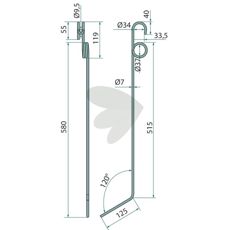 Etterharvspinne, perfekt for å optimalisere arbeidet med etterharving innen jordbruk.