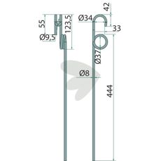 Effektiv etterharvspinne, designet for nøyaktig jordbearbeiding og avling.