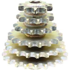 Seksfold tannhjul, designet for å maksimere ytelsen i kraftoverføring.