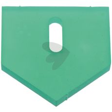 Praktisk skrape som effektivt kan fjerne smuss og skrap.