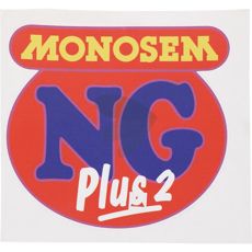 Dekal Ng Plus 2, selvklebende dekal for bruk på maskiner.