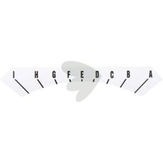 Dekal for dybdekontrolljustering, artikkelnummer 10226093, for bedre presisjon.