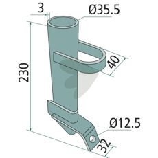 Sårør 632534, ideelt for nøyaktig såing av frø.