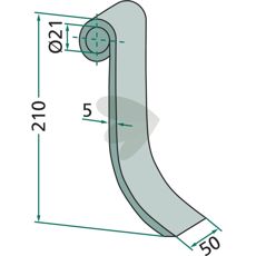 Schlegelmesser, en effektiv kniv for jordbearbeiding i ulike jordtyper.