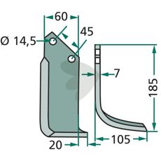 Robust jordfreskniv fra Maletti og Kverneland, for presisjon i jorden.