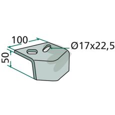 Knivbeskyttelse M38100215R, beskytter kniver mot slitasje og skader under arbeidet.