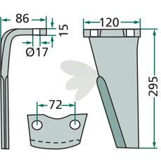 Niemeyer rotorharvtann, høy kvalitet for profesjonell bruk.