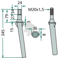 Rotorharvtind fra Celli og Rotorland, ideell for ulike jordtyper.