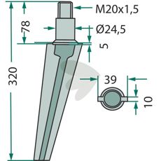 Morra rotorharvtind for Doublet Record, høy kvalitet og utholdenhet.
